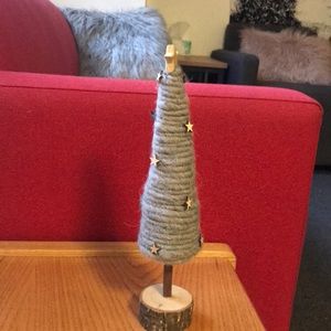 Grey felt decoration